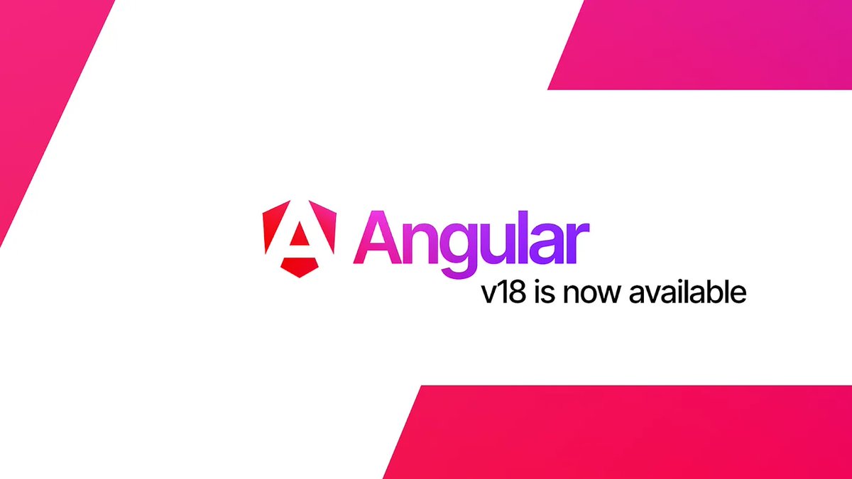 🔥 Angular v18 is now available Excited to share the next milestone in the evolution of Angular: ‣ Experimental zoneless ‣ New home for developers on Angular.dev ‣ Material 3, deferrable views, built-in control flow are now stable ‣ More! blog.angular.io/angular-v18-is…