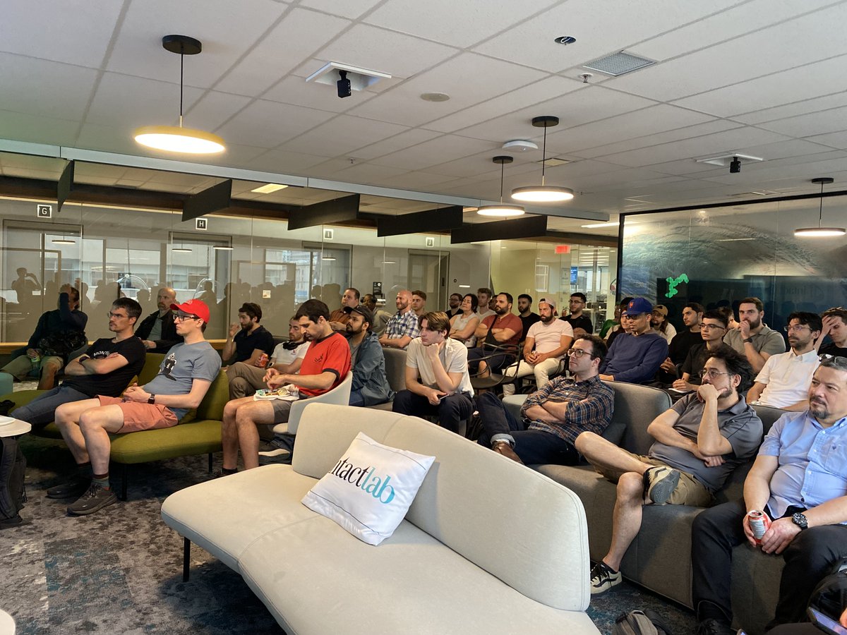 Great presentation again yesterday at the Montreal JUG.   
We talked about : Netty in the real world.  

Thanks again to our speaker 🎙️ <a href="/tinyrobots/">tinyrobots</a>.   

Thanks also to our host <a href="/IntactAssurance/">Intact Assurance Canada</a>.