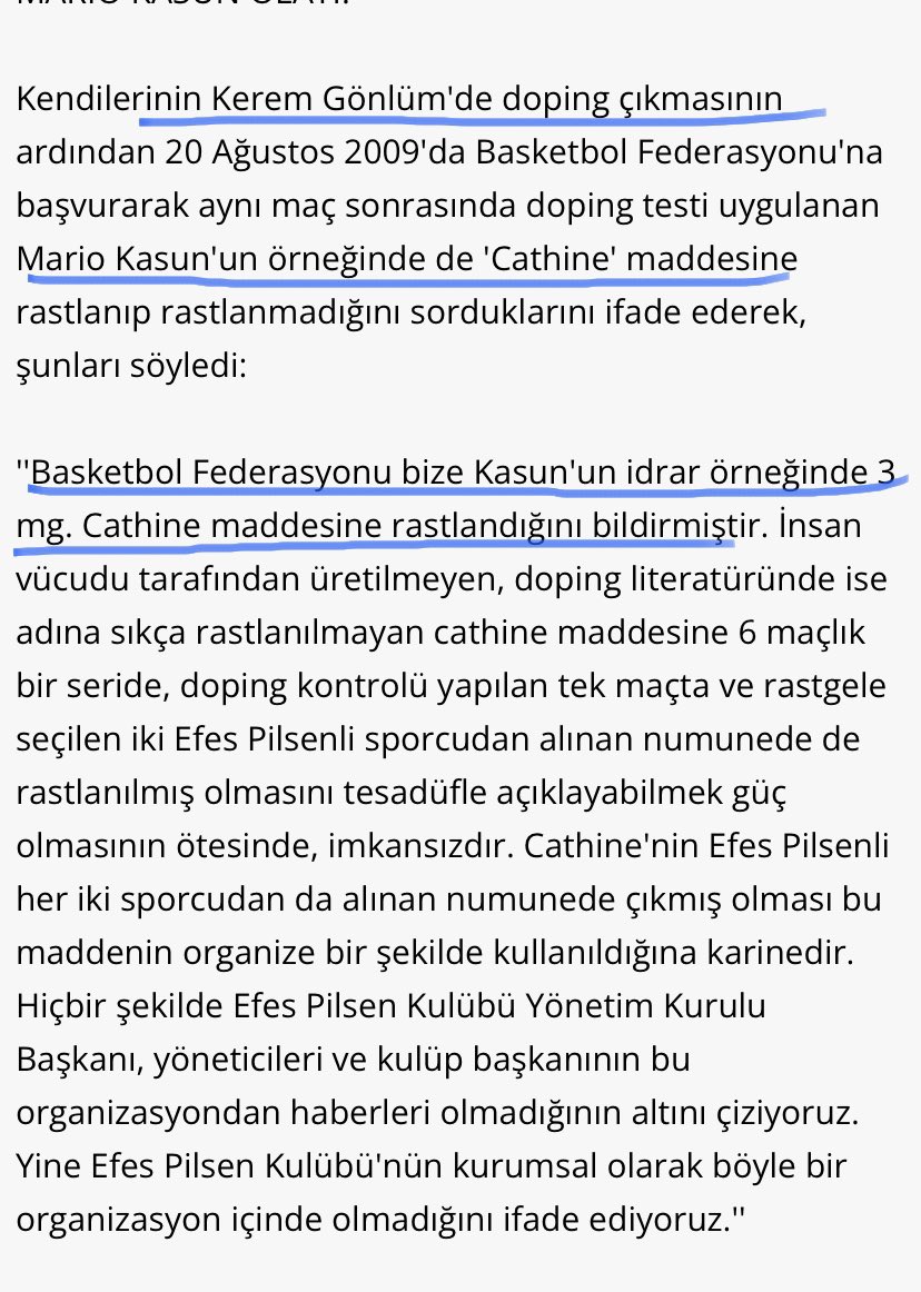 Soru: Fenerbahçe taraftarı neden yıllardır Ergin Ataman’a, “Doping yapsana” diye bağırıyor? 

Cevap aşağıdadır.. 👇🏻