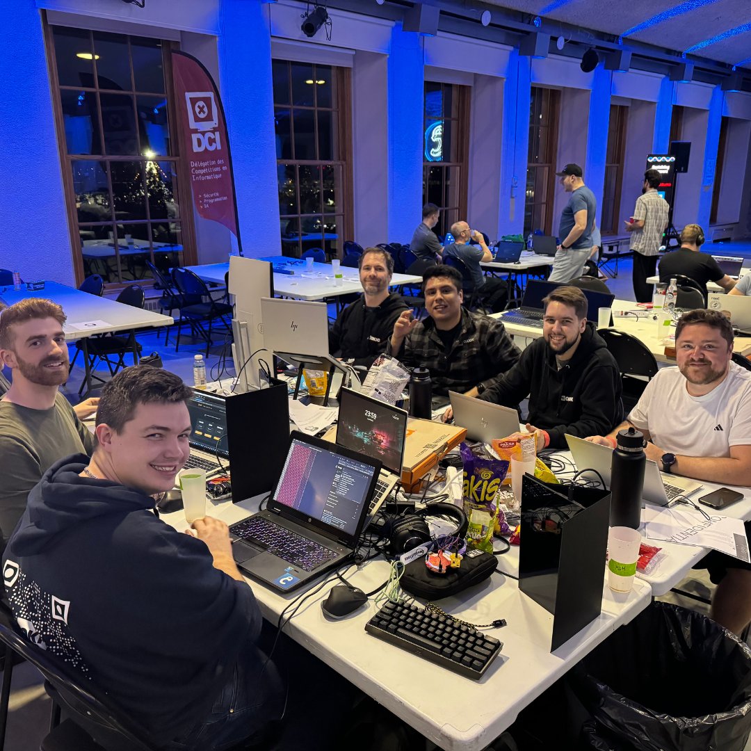 OKIOKdata's tweet photo. Nous sommes ravis de partager un aperçu captivant de notre expérience inoubliable à la conférences @NorthSec_io (NSEC) 📸

_

We're delighted to share a captivating glimpse of our unforgettable experience at the conference @NorthSec_io (NSEC) 📸 https://t.co/sRYqrwk18f