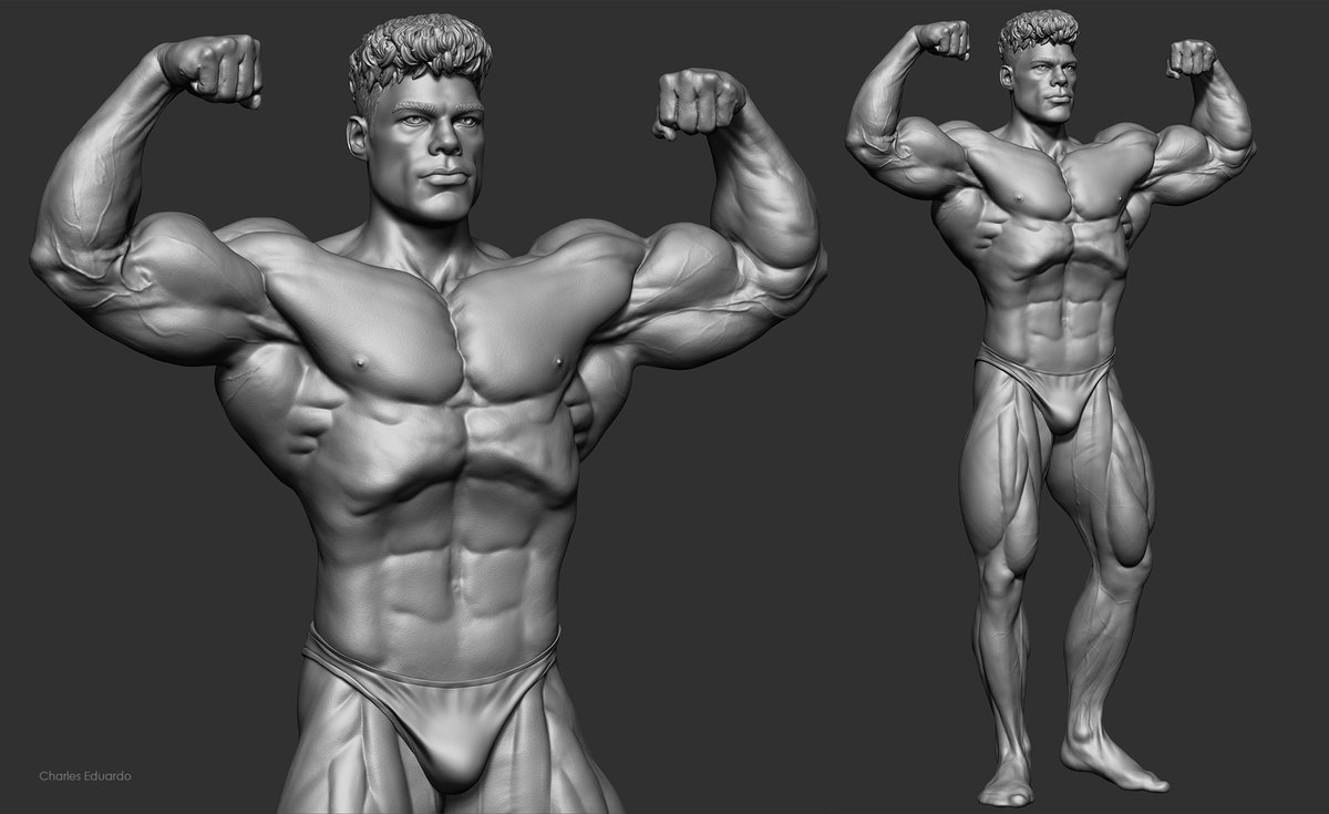 Anatomy Study based on Wesley Vissers
 artstation.com/artwork/Jvx9WA

#3d #zbrush #pixologic #digitalsculpt