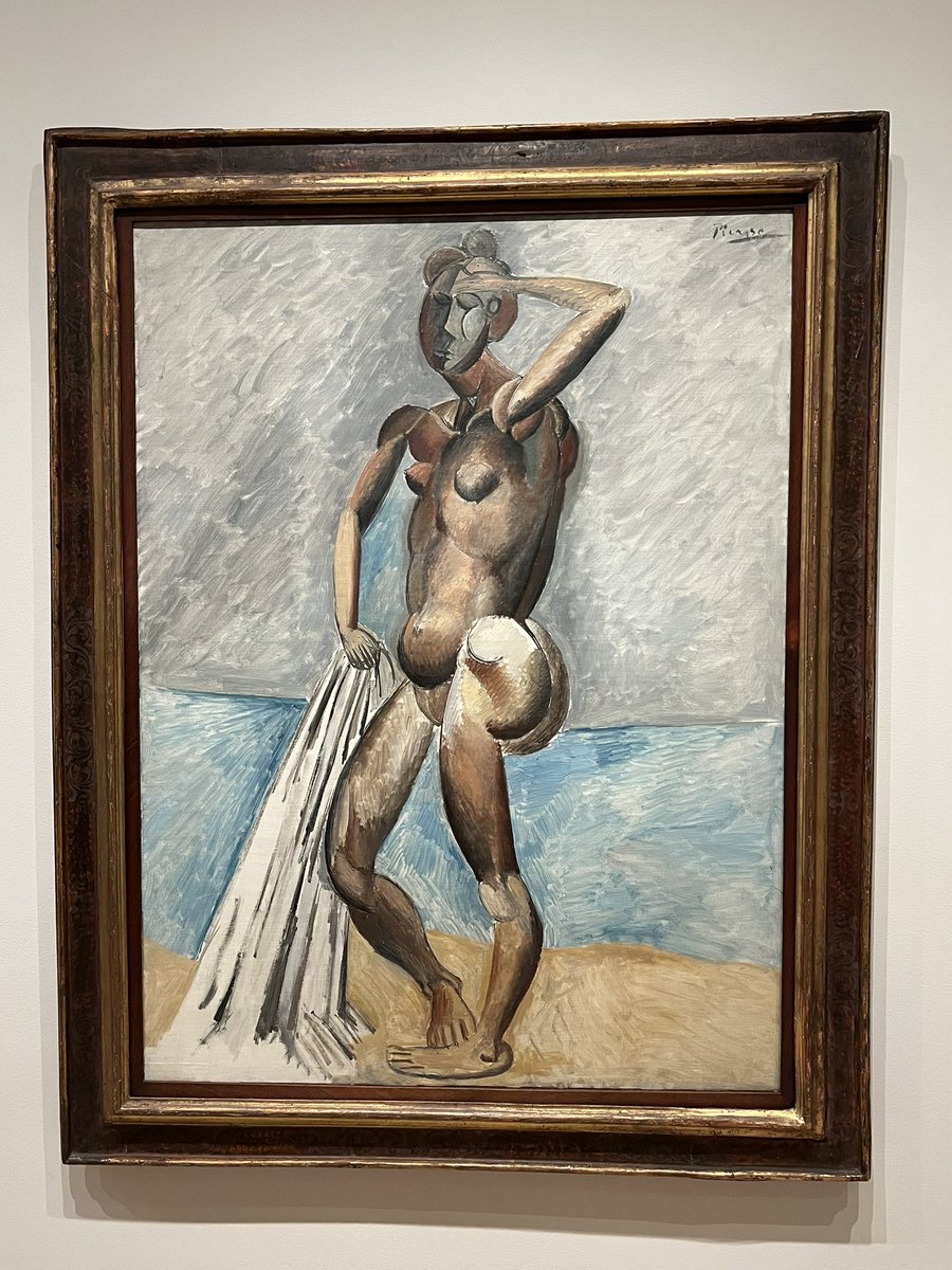 Bathers,  1908-09
Pablo Picasso
(Oil on canvas)
(The Museum of Modern Art, New York City, New York)

#PabloPicasso #MuseumArt #arthistory #artlover