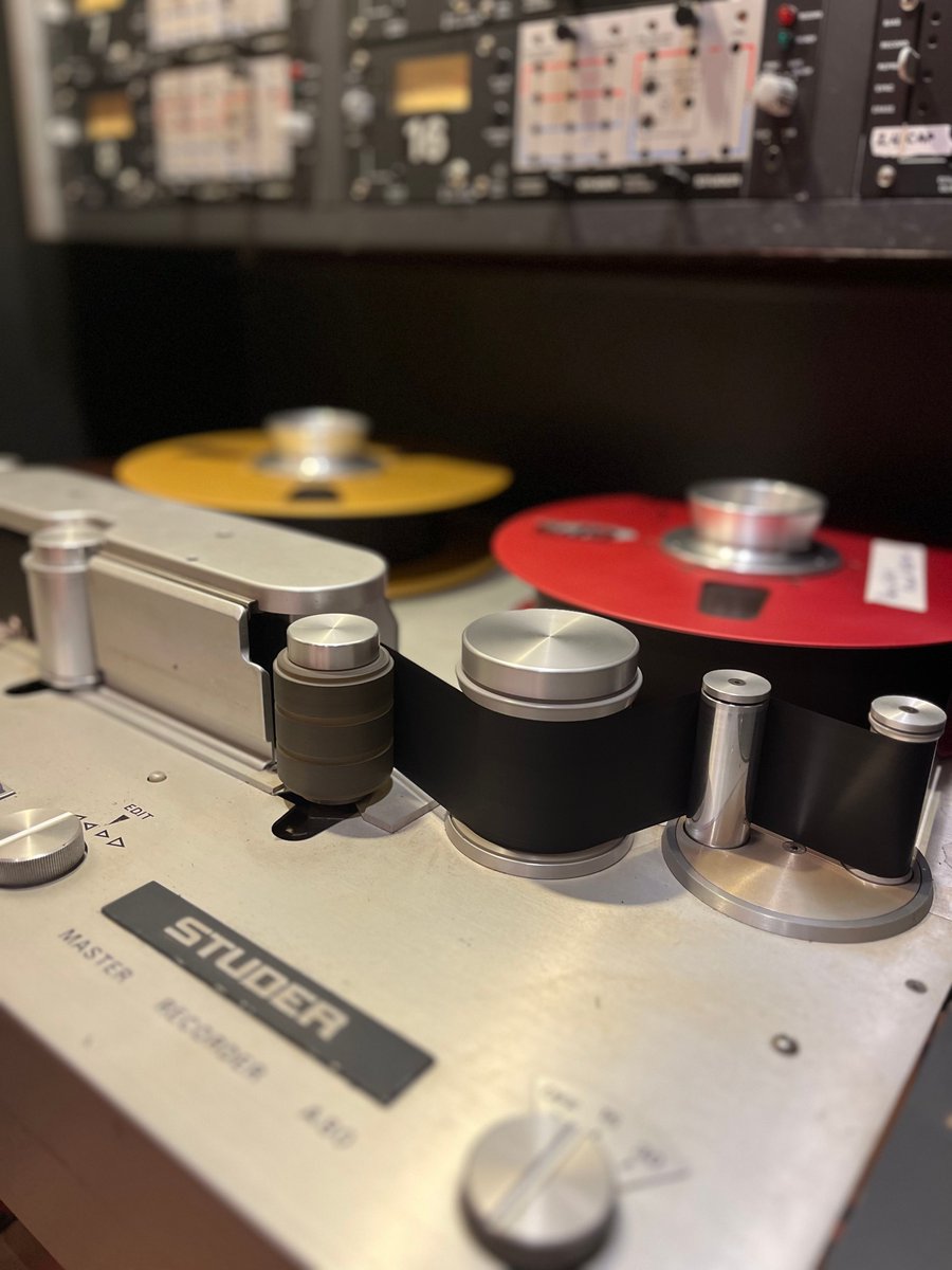 Our Studer A80 2-inch 24-track tape machine in Studio C! #audioengineering #audioengineer #musictech #recording #mixing #mastering #tape #studio #analog #audio #music #Studer #tapemachine #rockvillemd