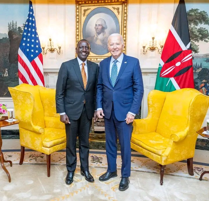 -President William Ruto has joined the President of the United States of America @JoeBiden at the @WhiteHouse, Washington, D.C., for technology roundtable.