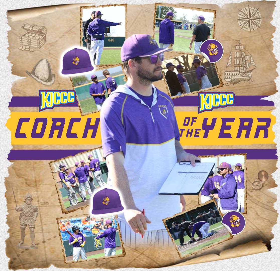 ⚾️Baseball | #GoConqs

⚾️Brett Doe
🏆KJCCC West Coach of the Year

⚾️2023 season: 38-23 record (20-12 KJCCC)
⚾️3rd place in KJCCC West (best finish since 2017)
⚾️38 wins &amp; 20 KJCCC wins most since 2017
⚾️1st round home playoff series host (4th time in school history)
⚾️1st round