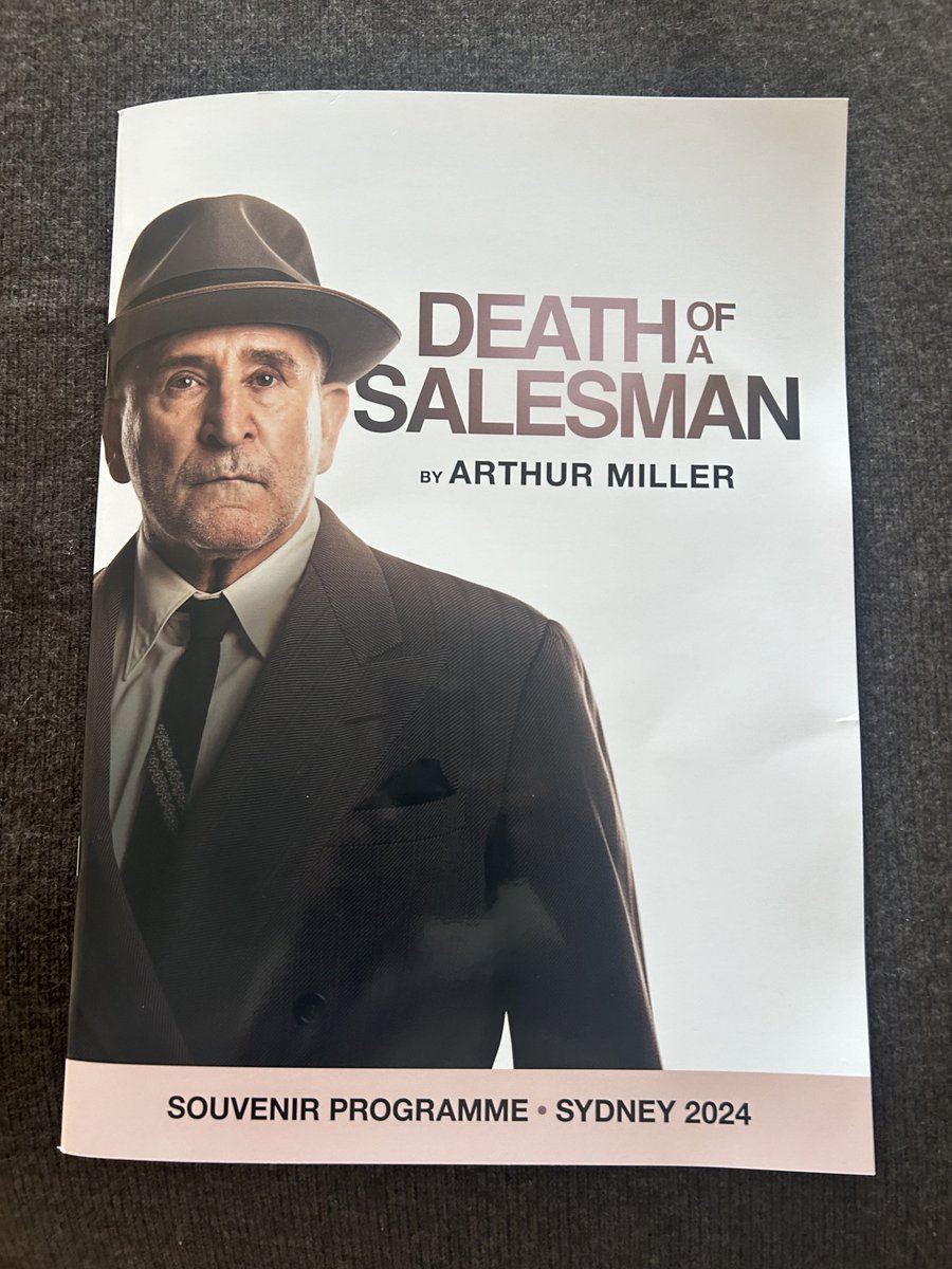 Opening  of Death of a Salesman outstanding success wonderful cast Anthony La Paglia at his brilliant best this Tony would give him an Award