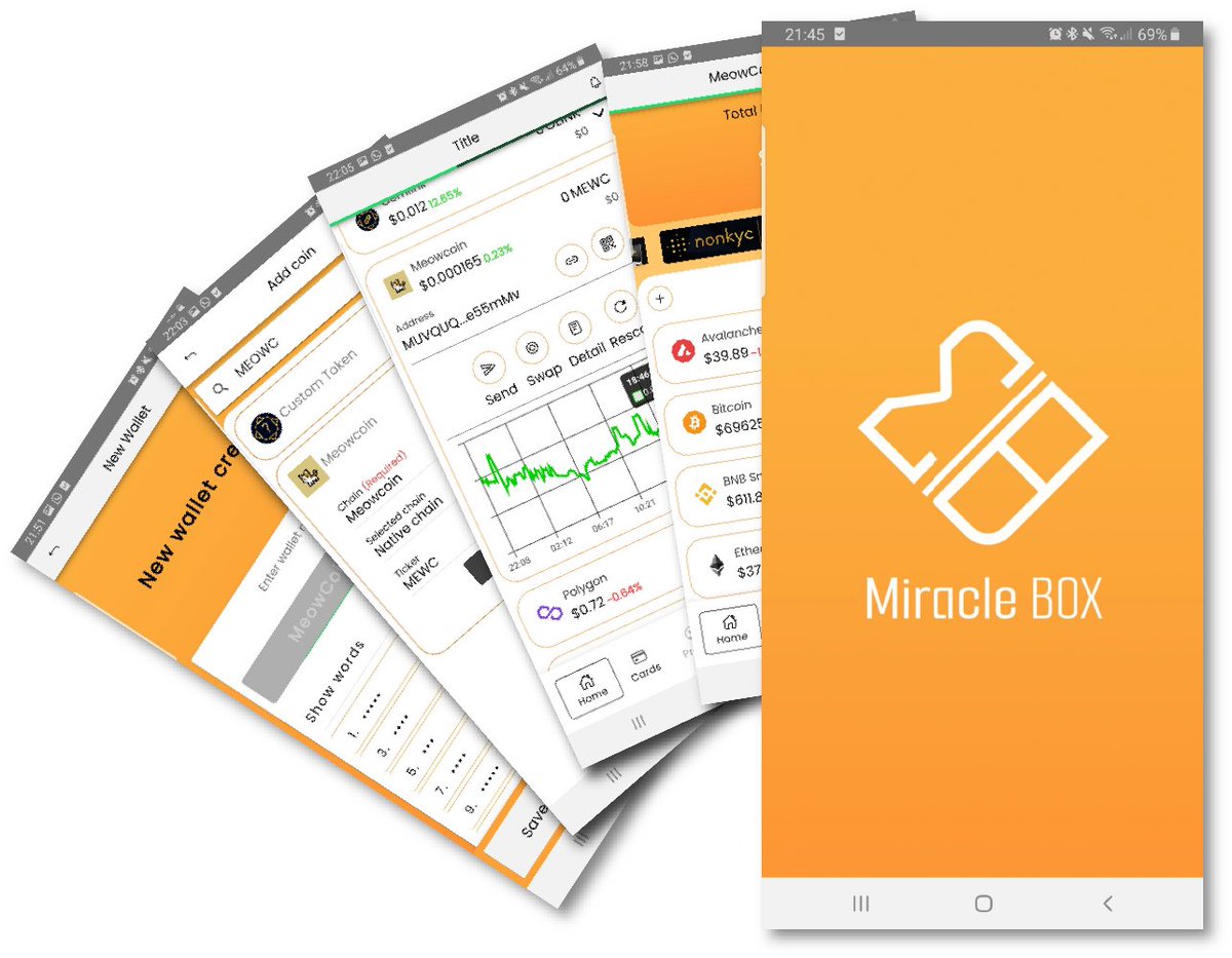 CoinbakerCripto's tweet image. 🎩Un honor que desde @GemlinkT cuenten con nosotros para probar su wallet Miracle Box para móviles Android, con soporte para #MEWC, entre muchas otras monedas y tokens. Un verdadero reto.

🔜Disponible en pocos días para toda la comunidad #Meowcoin.

💎Puedes probar la versión…