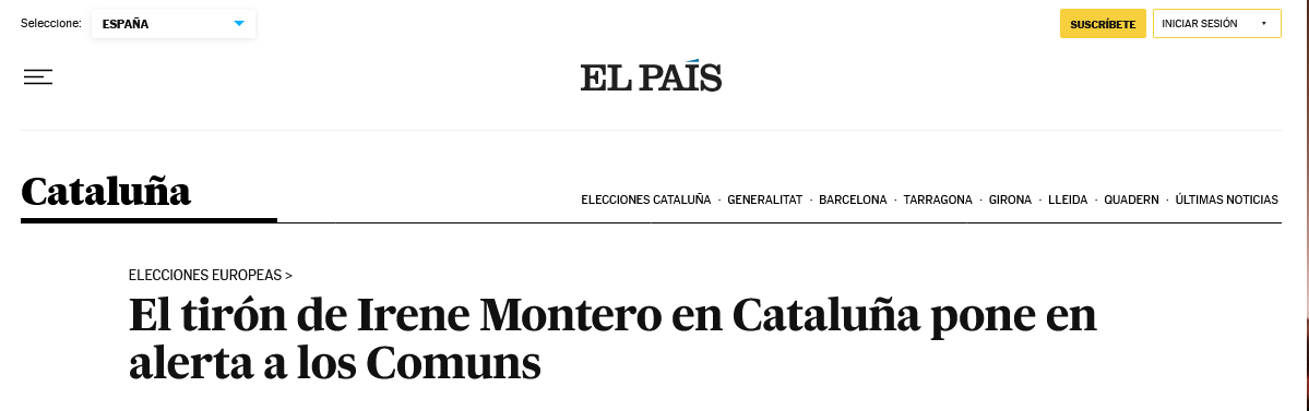 Parece que empieza el 'mieditis' en algun@s. En las elecciones catalanas mucha gente prestó su voto al no presentarse @Podemos o simplemente se abstuvo. Ahora se puede votar a @Podemos y volverán otra vez a hacerlo.
#YoConPodemos  #IreneMonteroAEuropa