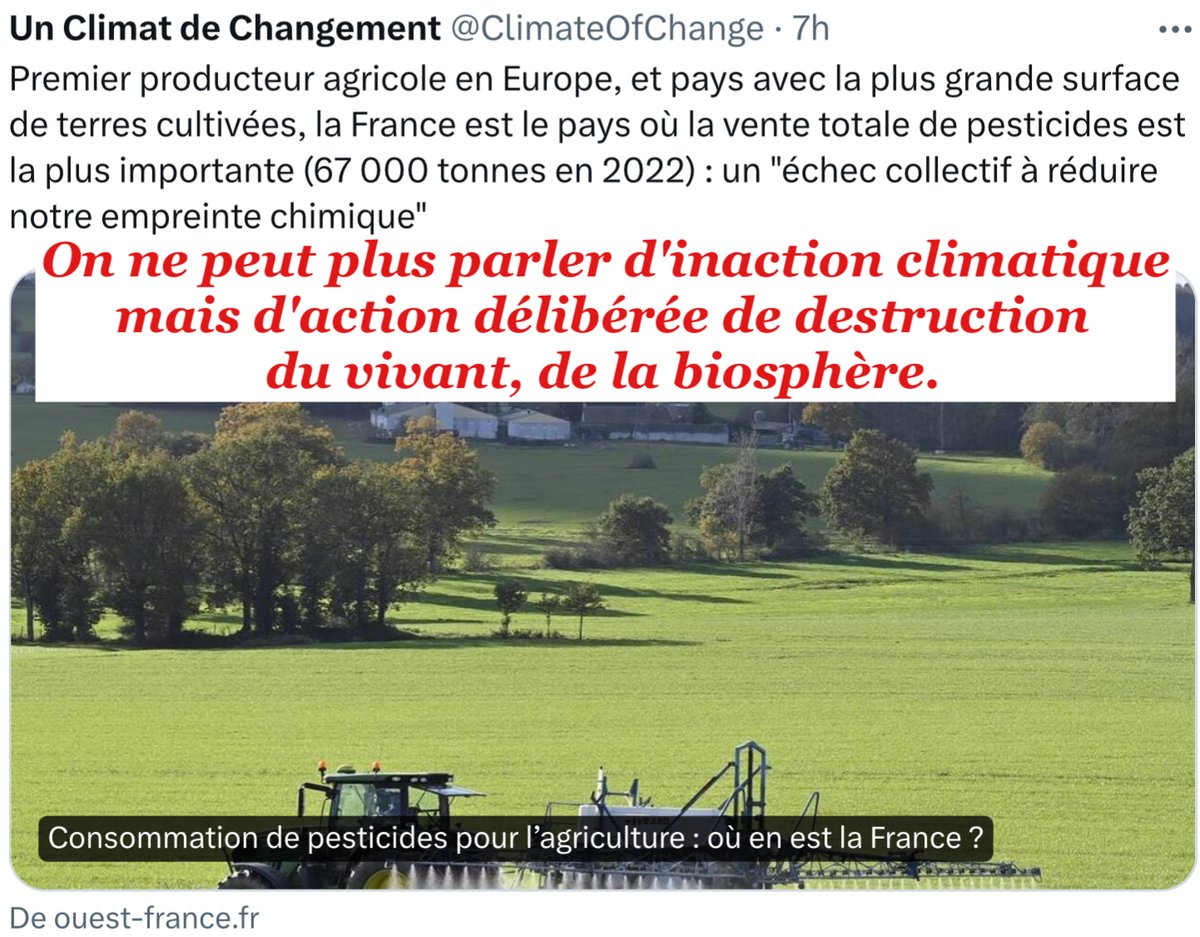 @GabrielAttal @gouvernementFR 🤣🤣arrêtez de vous gargariser avec 'historique'!! NON, RIEN d’écologique. vous avez seulement ruiné la France. quant à l’écologie à la Macron :