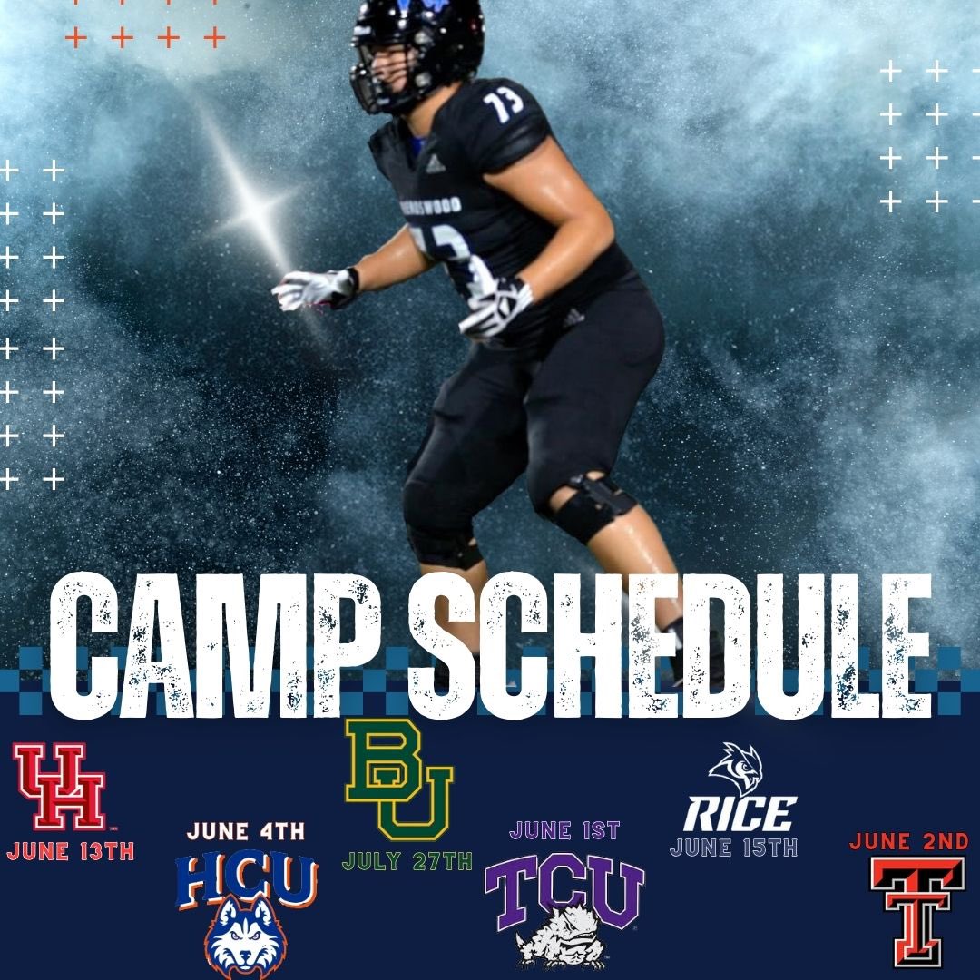 My 2024 Camp Schedule. Come and watch!