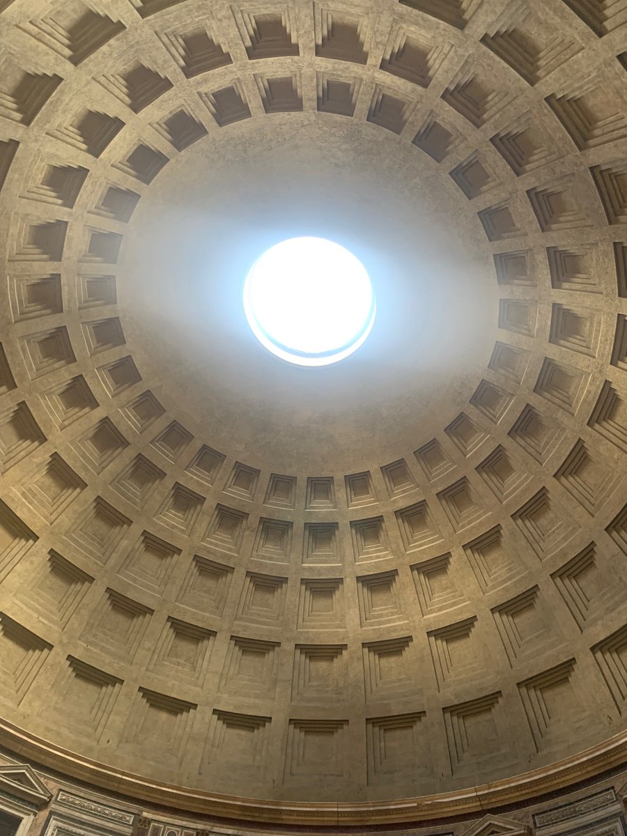 An added bonus on this @TuringScheme_UK visit to Rome was a trip to the Pantheon. Students and staff @TrinityAcademyG and @TrinityAcademyC were inspired by the maths behind the engineering