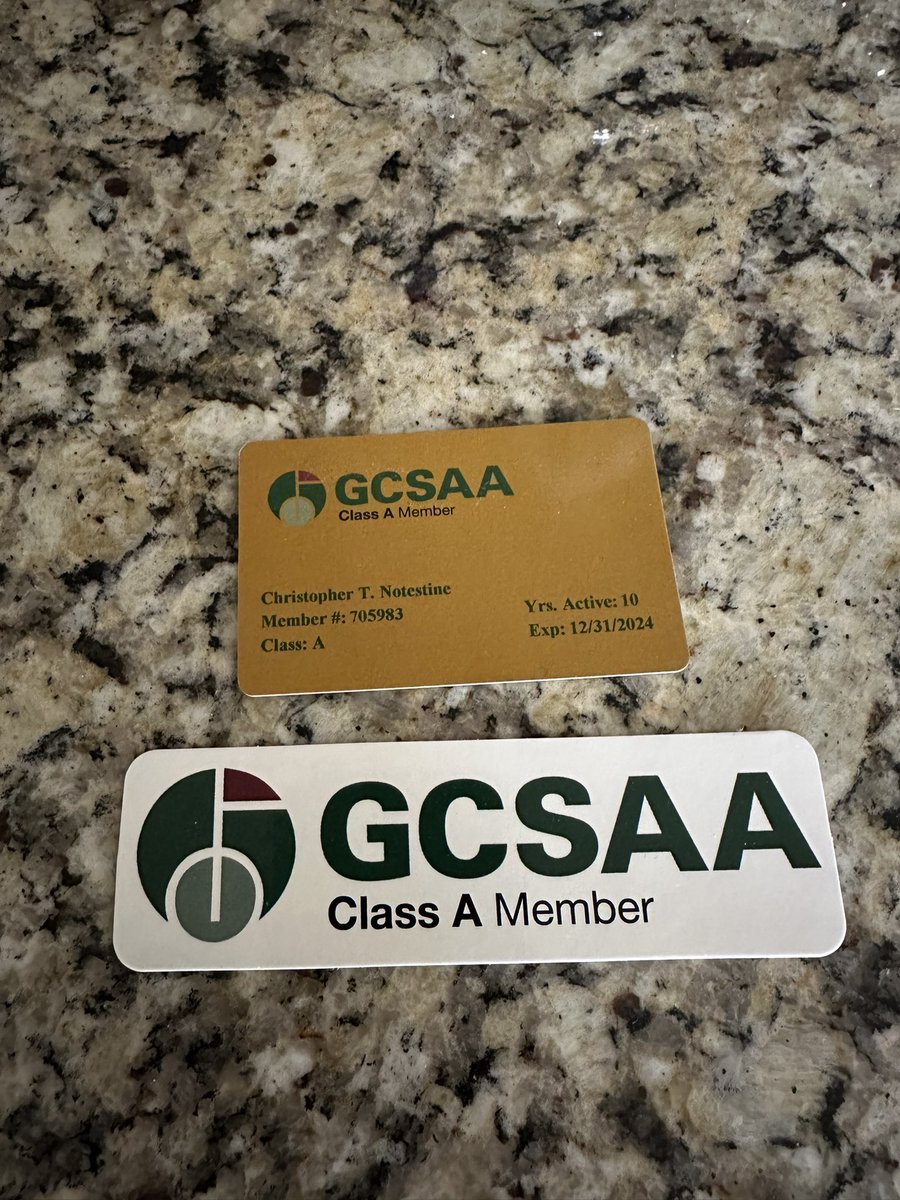 It’s been a wild ride these last 10 years! Too many people to thank that have helped me along the way. I’ve been golfing since I was 5 years old and I feel very lucky to call the golf course my office every day! @GCSAA