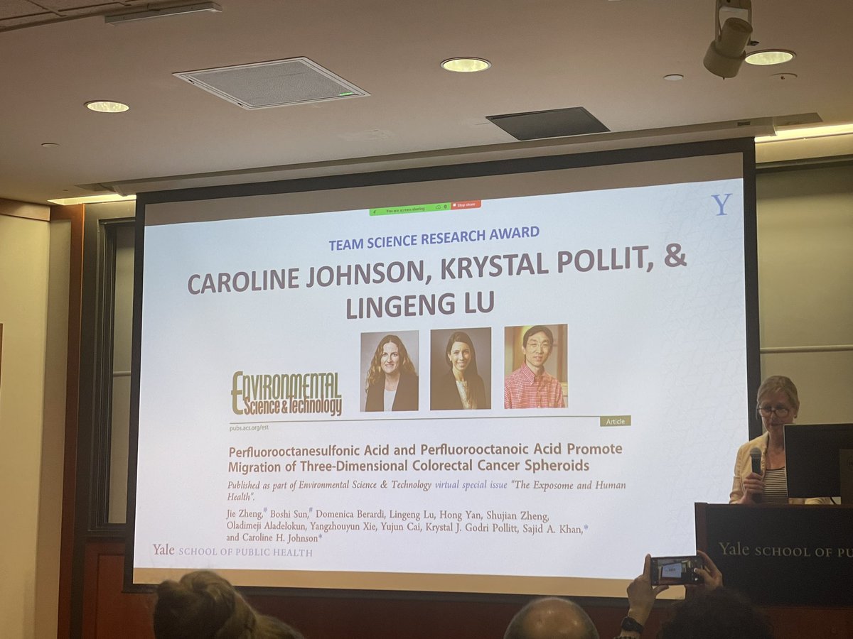 Kai Chen (@chenkai_yale) on Twitter photo Congratulations to Zeyan <a href="/liew_zeyan/">Zeyan Liew</a> for the <a href="/YaleSPH/">Yale School of Public Health</a> Early Career Investigator Research Award and to Caroline <a href="/Johnsonlab_yale/">Caroline H Johnson</a> and Krystal <a href="/PollittKrystal/">Krystal Pollitt</a> for their Team Science Research Award! So well deserved!
<a href="/YaleDeptEHS/">YaleDeptEHS</a> Congratulations to Zeyan <a href="/liew_zeyan/">Zeyan Liew</a> for the <a href="/YaleSPH/">Yale School of Public Health</a> Early Career Investigator Research Award and to Caroline <a href="/Johnsonlab_yale/">Caroline H Johnson</a> and Krystal <a href="/PollittKrystal/">Krystal Pollitt</a> for their Team Science Research Award! So well deserved!
<a href="/YaleDeptEHS/">YaleDeptEHS</a>