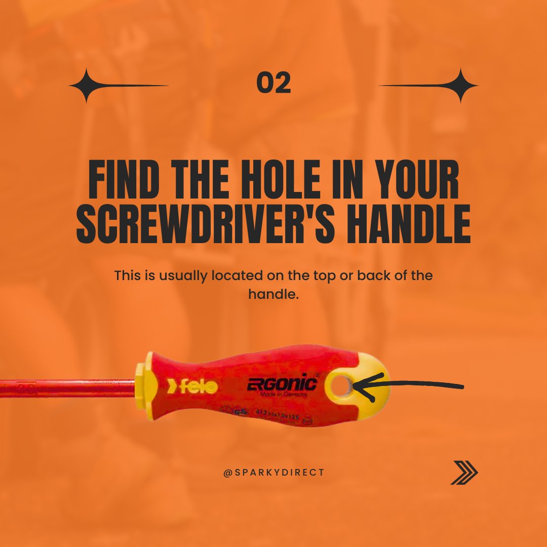 Sparkydirect's tweet image. This must-try hack could be the answer to your everyday screwdriver struggles. Did you already know this hack? - let us know in the comment section! 👌✨
.
.
.
#sparkydirect #Tools #electricalwholesale #tool #hack #lifehack #tip #trick #screw #screwdriver #driver