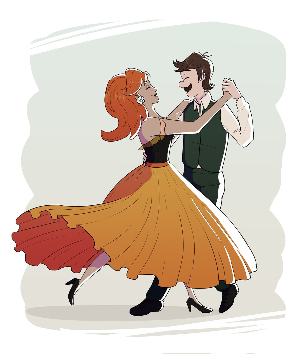 Just a dance between two lovers 🧡💚

#PrincessDaisy #Luigi #luaisy #SuperMarioBros #Mariobros #fanart