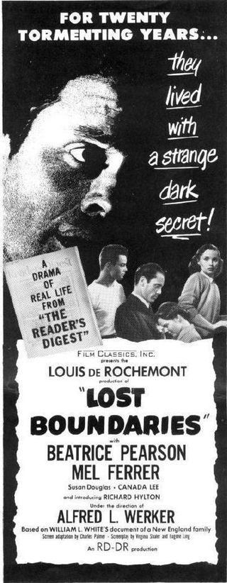 Today’s Find: “Lost Boundaries” is a 1949 film about a black physician in New Hampshire passing as white tinyurl.com/4ysbswma #histmed Based on the life of Dr. Albert C. Johnston tinyurl.com/yeyup4wf