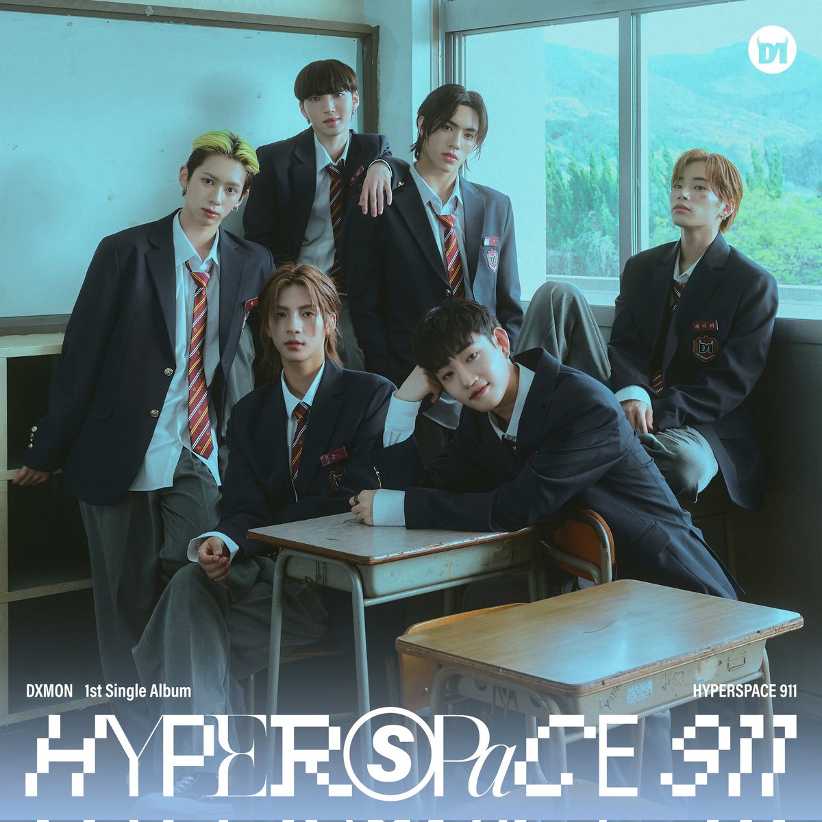 O 1° single album do DXMON, 'HYPERSPACE 911', encerrou a primeira semana de vendas com 24.382 cópias vendidas. cr.: koreansales_twt