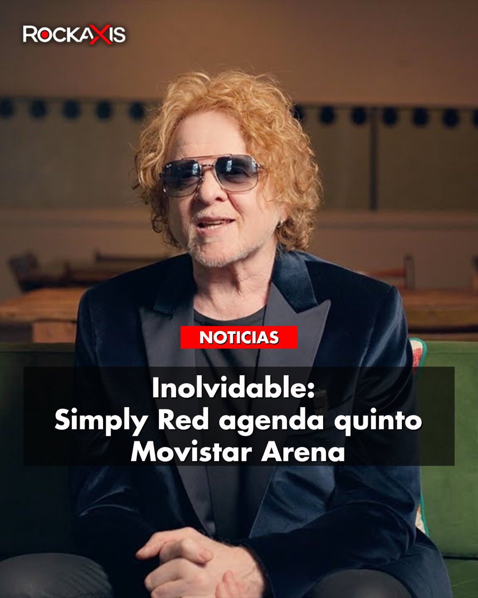 🎶 **¡Simply Red regresa con más fuerza!** 🎶 Debido al éxito arrollador de sus shows anteriores, Simply Red confirma una quinta fecha en Chile. No te pierdas este suceso sin precedentes para una banda anglo. 👉 acortar.link/PFRfAD Entradas vía @puntoticket Produce