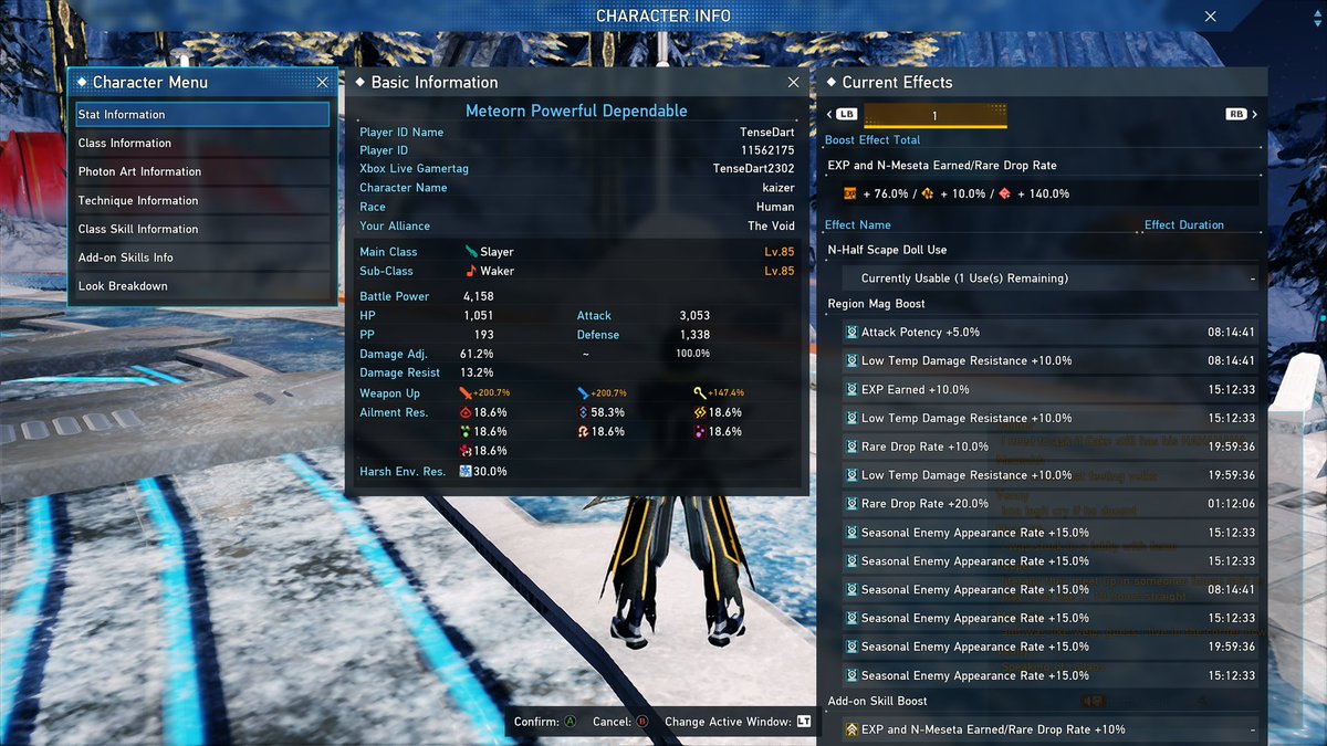 200 Potency!!! Big mile stone for me. Today has been good day 
#PSO2NGS_SS