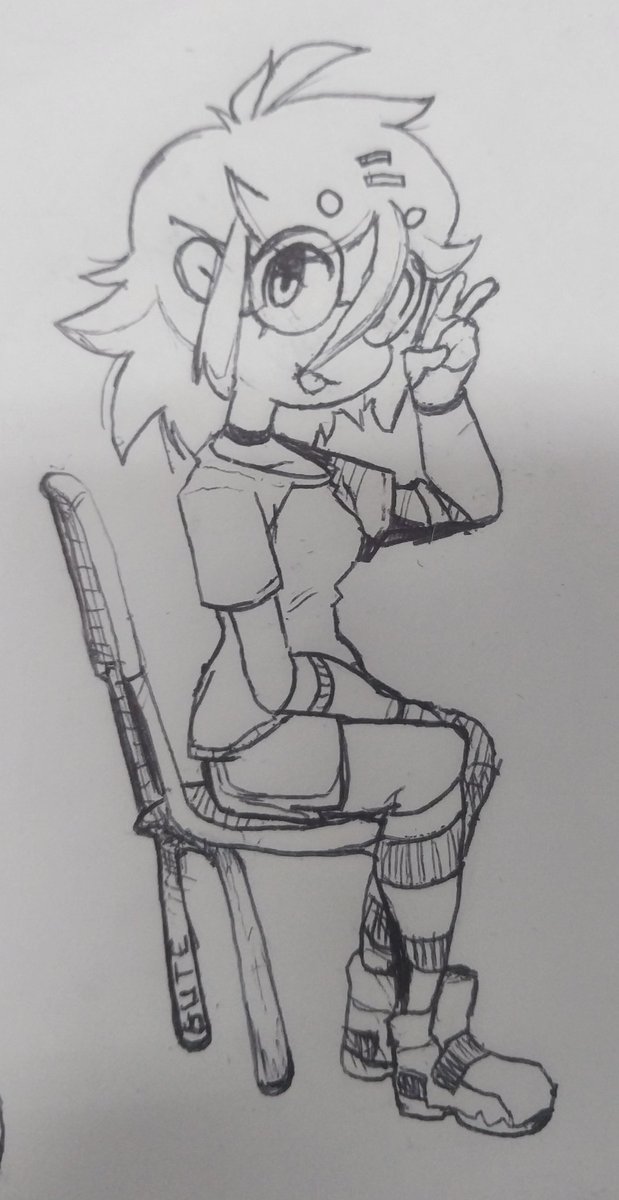 i was bored
#art #traditionalart #oc #ocart