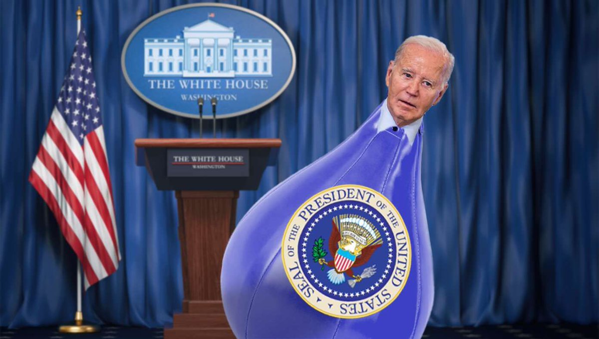 Biden Placed In Presidential Weeble-Wobble To Keep Him From Falling Down buff.ly/3UVDcD0