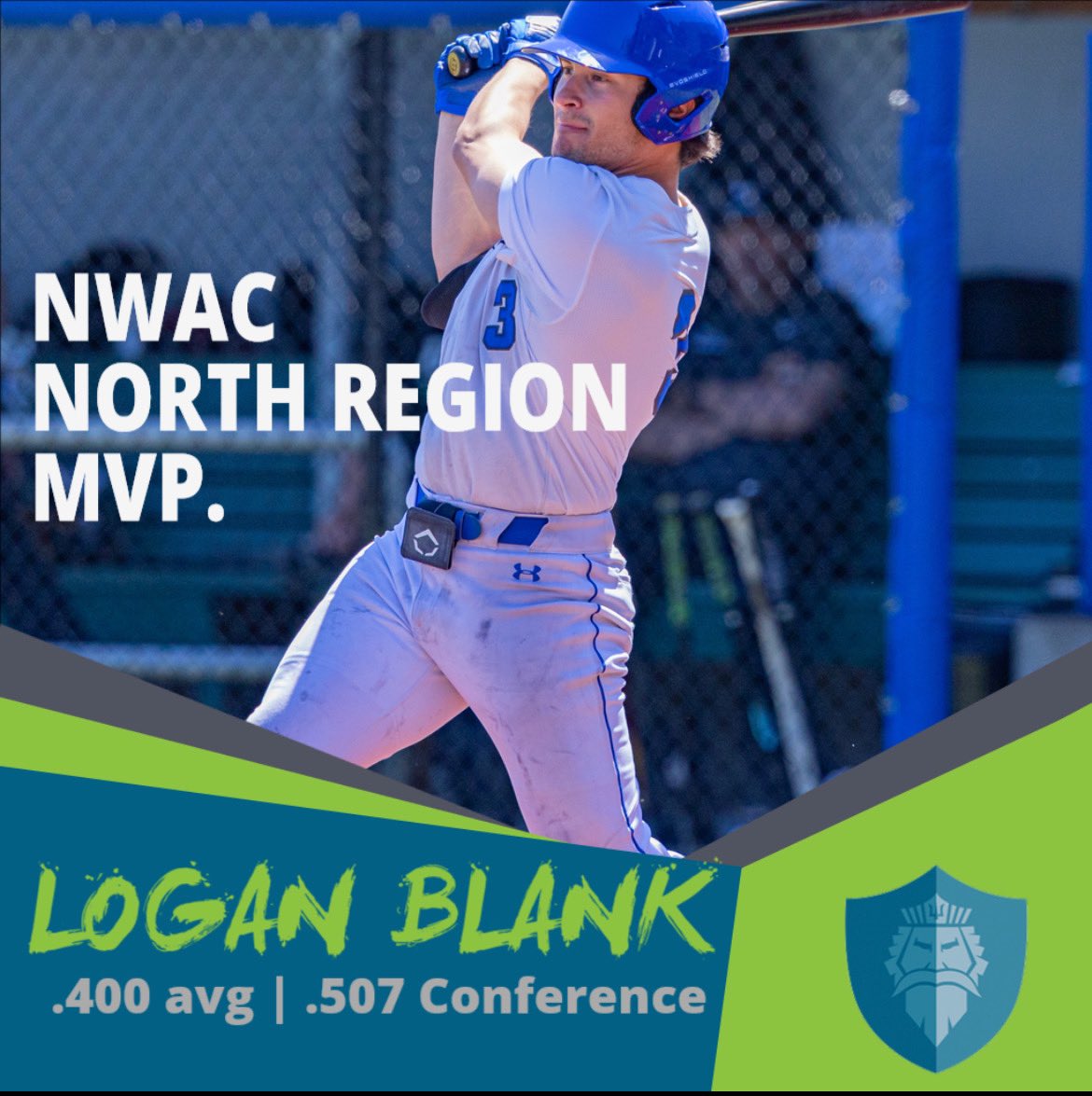 Congratulations to Sophomore Logan Blank on being selected as the NWAC North Region Most Valuable Player! #ETO