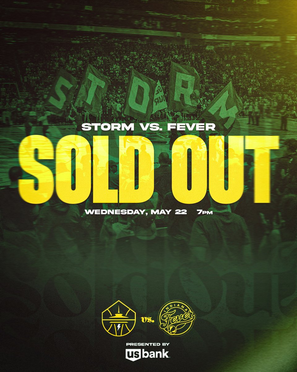 Together we rise ⛈️ Tonight's game vs. Indiana is SOLD OUT 🔥