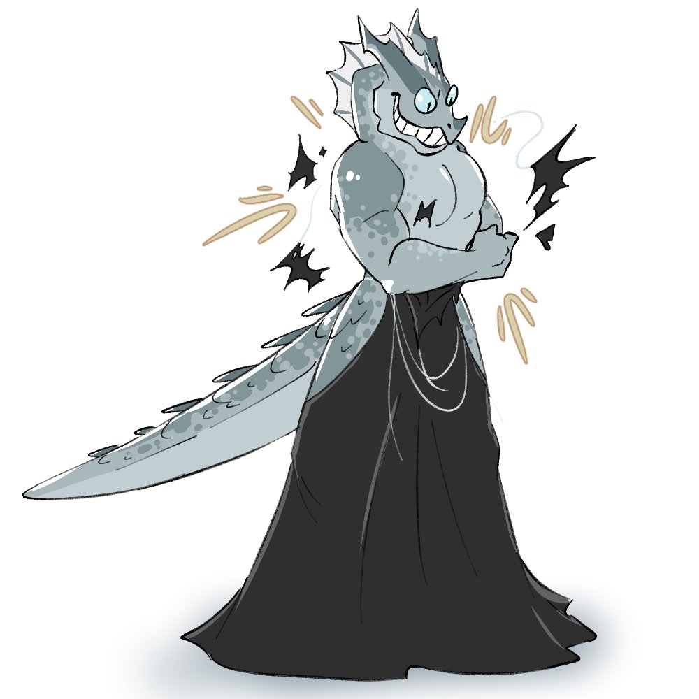 A friend requested me to draw his dragonborn in this for a #DND campaign.