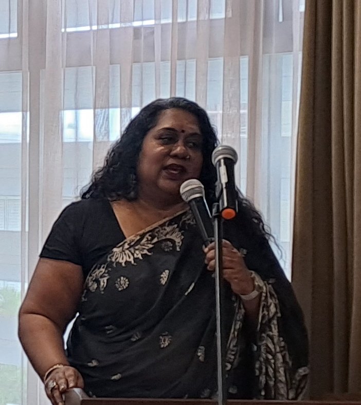 If we give it time, resources & understanding, men &women can have an equal footing when it comes to sports,' FWRM ED Nalini Singh @opening of the 2-day #YoungWomeninSports Leadership Training organised by FWRM this morning in Suva. @womensfundfiji #YoungWomenLead
