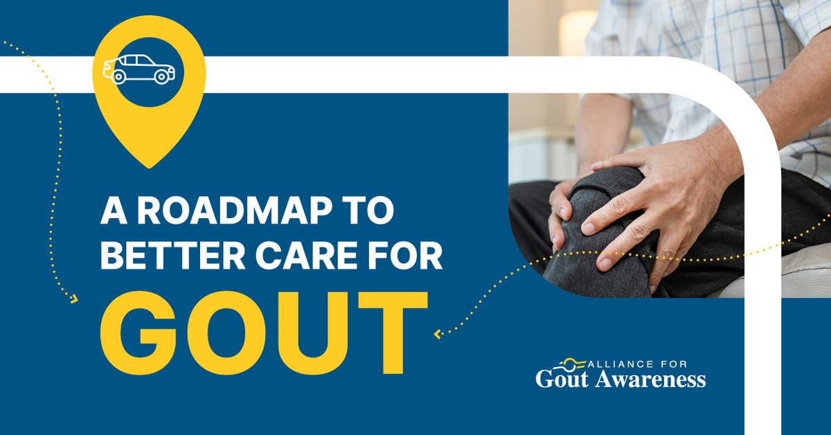DYK? Several key steps could help improve diagnosis, treatment and support for people living with gout. This #GoutAwarenessDay, learn more about the #RoadmapToBetterCare in @GoutAlliance's guide: bit.ly/3WKevvY