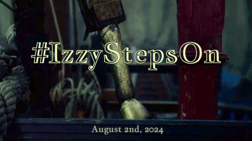 So far, Izzy has borne the brunt of being stepped on, but now, it's his turn. August 2nd, #IzzyStepsOn