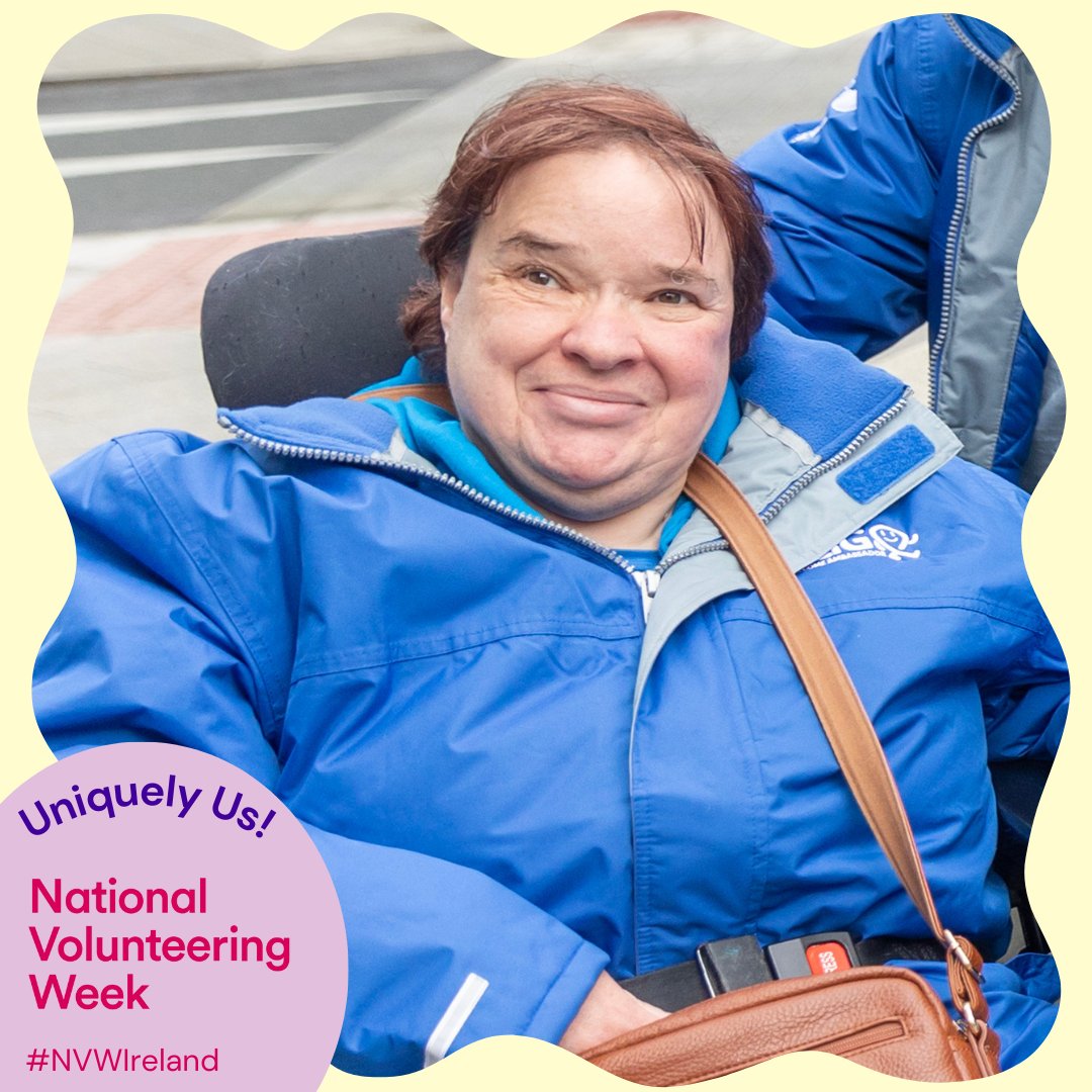 Mairead Connolly has been a volunteer for years
She says "I do so much volunteering because I enjoy meeting people and helping them. It gives me a sense of worth and shows me I can give something back to the community, even with some physical limitations”
#NVW2024 @voluntireland