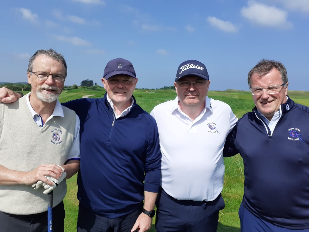 Well done to our Seniors 4Ball team managed by Bill Slattery and Noel McLoughlin who were victorious over Co Louth on Sat last in a playoff.  Pic of away team.