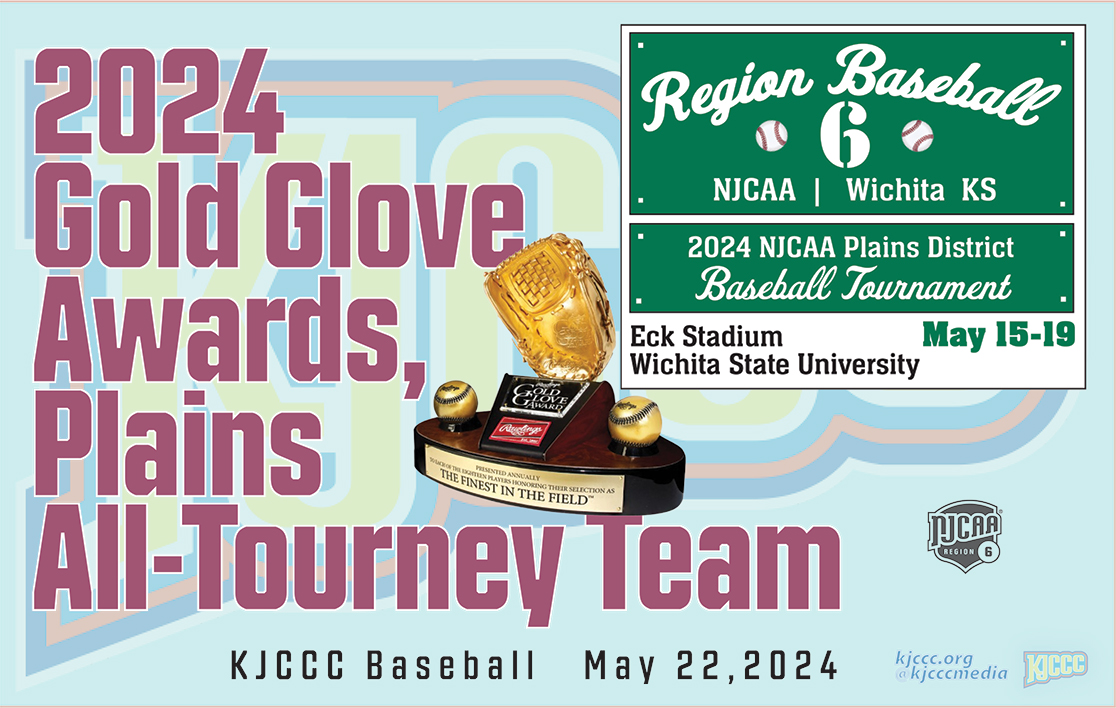 KJCCC athletics (@kjcccmedia) on Twitter photo #KJCCC The 2024 BASEBALL Gold Glove Awards have been announced, as well as the All-Tourney team from the Region 6 Plains District Tournament last week:
kjccc.prestosports.com/sports/bsb/202… #KJCCC The 2024 BASEBALL Gold Glove Awards have been announced, as well as the All-Tourney team from the Region 6 Plains District Tournament last week:
kjccc.prestosports.com/sports/bsb/202…