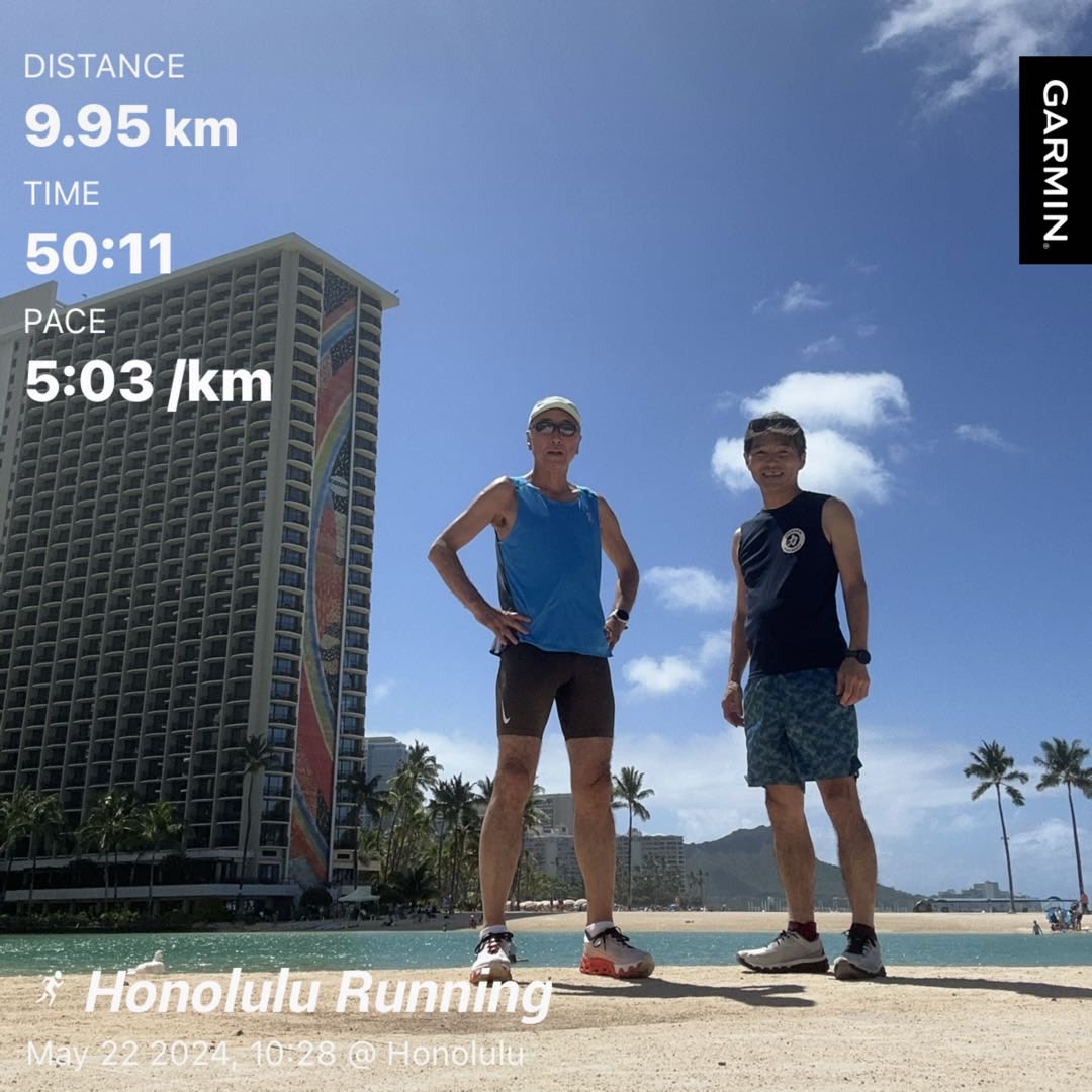 #garmin #beatyesterday #finishSTRONG #BostonMarathon #炭平コーポレーション #on #onrunning #cloudmonsterhyper #honolulu