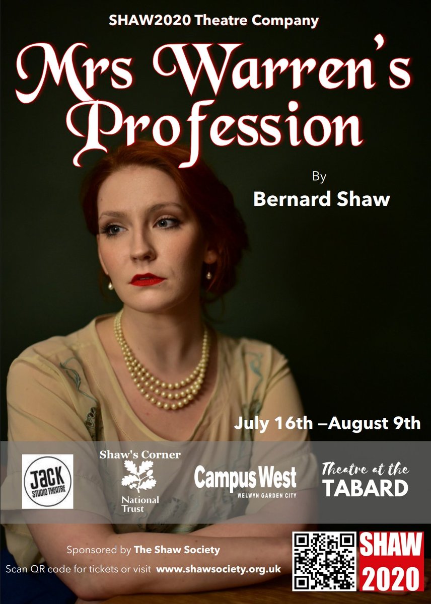 Cast announced! #MrsWarrensProfession Jonas Cemm as Sir George Crofts He also directs & marks his 25th Shavian production Directed #Pygmalion & #BlitheSpirit for @TTB86 His #VillageWooing won a @pubtheatres1 Rediscovery award & Best Show @bhamfest shawsociety.org.uk/mrs-warren-24