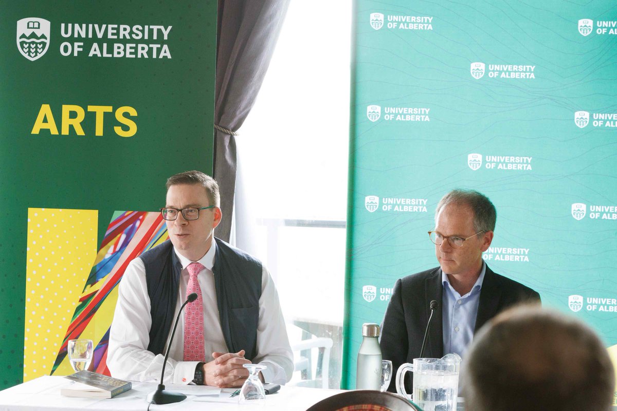 Thanks to all who gathered at the University Club for the book launch of For the Public Good with authors @loleen_berdahl, @JonathanMalloy and @JLisaYoung! Special thanks to Dean Robert Wood, @traivio, @drmarenw and @DrJaredWesley for their participation. @UAlbertaPress