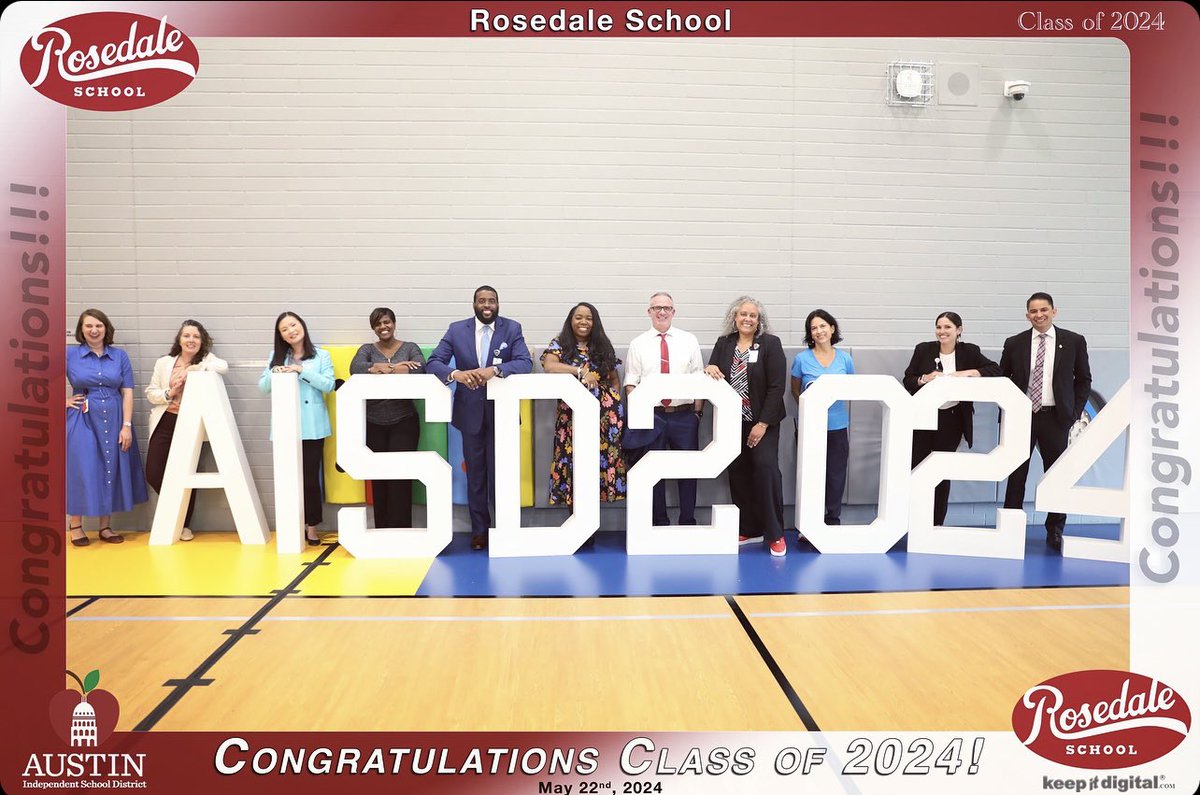 It was just another wonderful day in the neighborhood. We celebrated Rosedale in such an intimate way!🎓