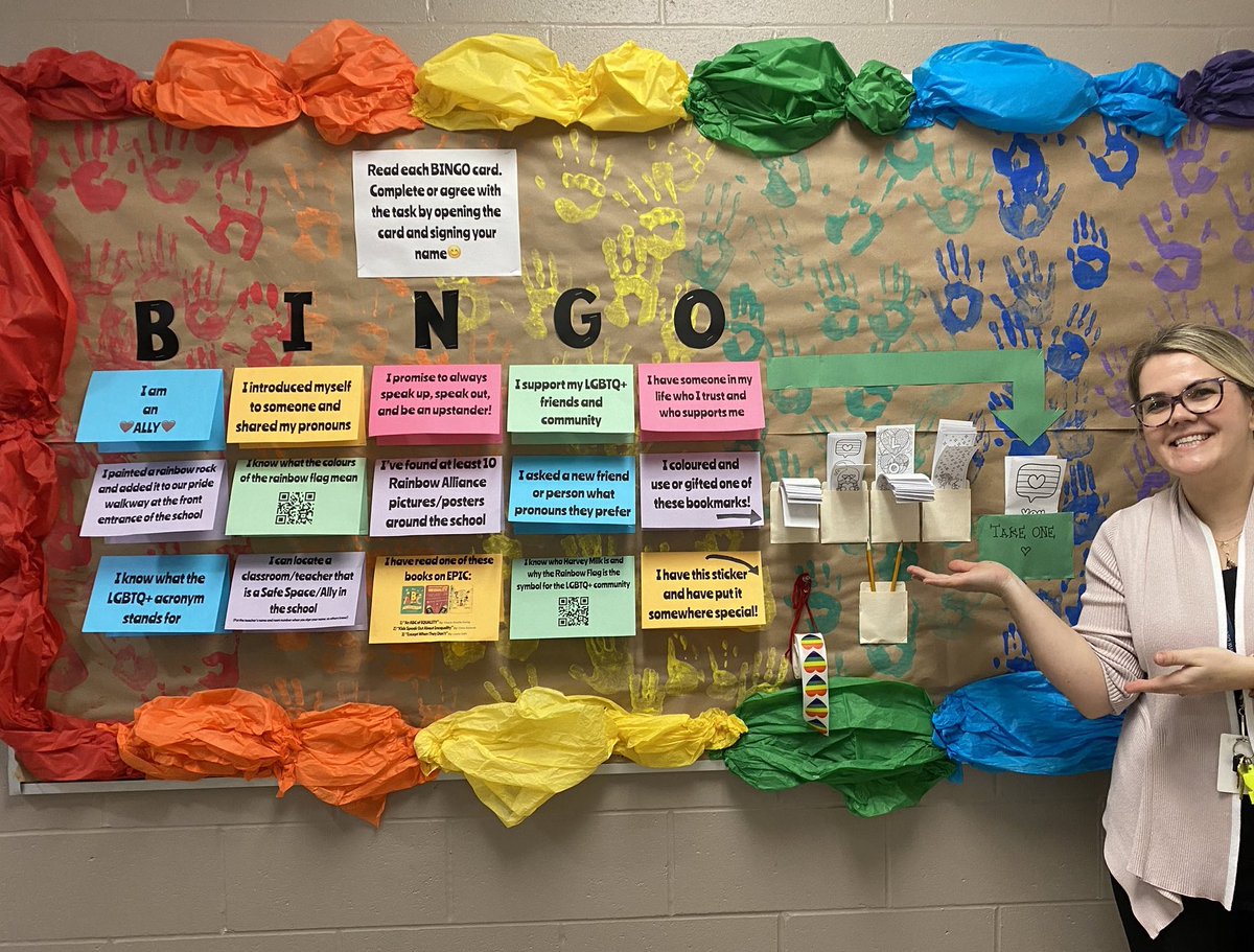 Woke bingo for the kids. St Stephen elementary school, Ottawa.