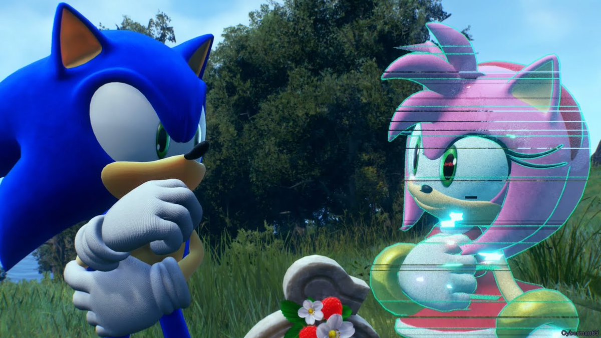 Do you like Frontiers Sonamy? #sonicfrontiers #sonicthehedgehog #amyrose