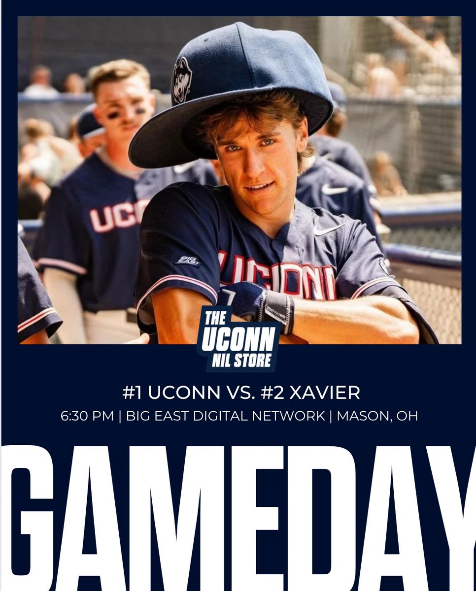 30 minutes to game time. #uconnbsb