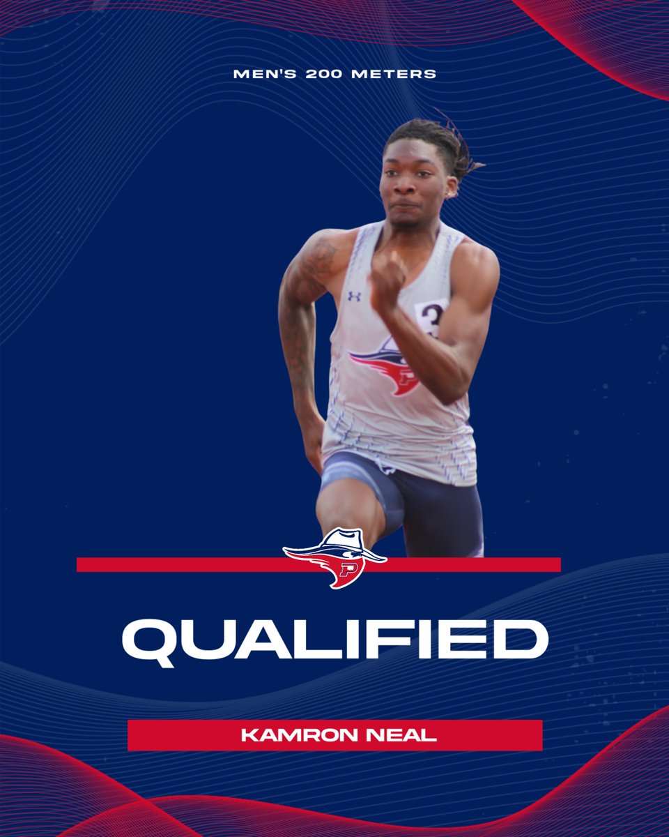 Kamron Neal won his heat to auto-qualify for finals on Friday!!