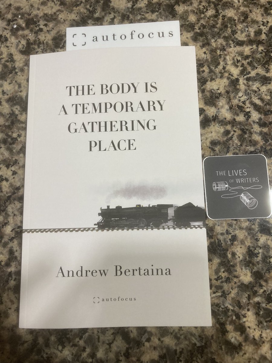 Book mail! From @andrewbertaina and @autofocuslit almost makes me want to skip happy hour and dive in! Bet it reads great in the bath.