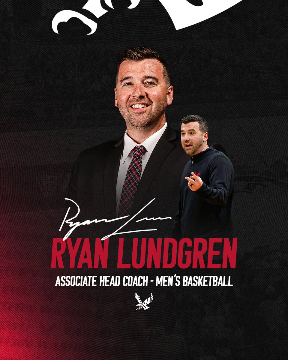 Welcome to new Eagle Associate Head Coach <a href="/RyanLundgren_/">Ryan Lundgren</a>!

DETAILS 📋 loom.ly/vqURdzQ

#GoEags #LetItFly