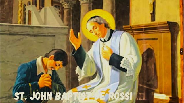 Saint May 23 : St. John Baptiste de Rossi a Missionary #Priest who Spent Many Hours Daily Hearing the #Confessions and Died in 1764 catholicnewsworld.com/2024/05/saint-…
