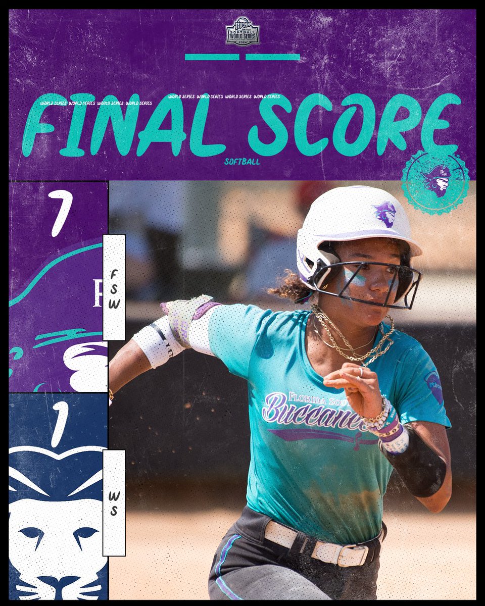 BUCS WIN!! FSW handles Wallace State 7-1 to march on in the NJCAA World Series. Lea Chevrier fires a complete game four hitter while six different Bucs record a hit in the win.