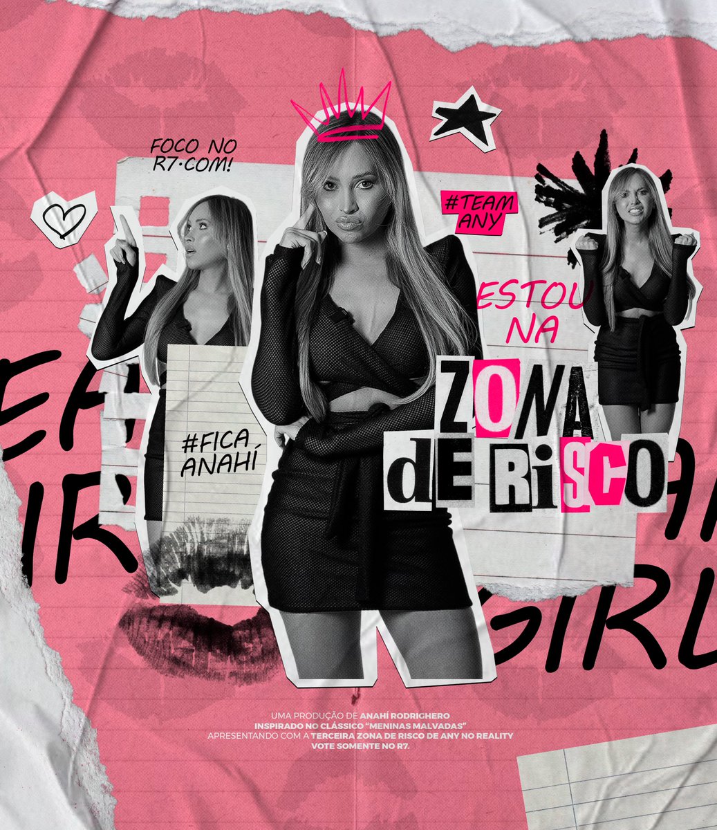 AnahiRodrighero's tweet photo. MEAN GIRLS, SAVE ME! 💋 Estamos na zona de risco. Preparem uma peça de roupa rosa. Ao invés de usarmos rosa nas quartas, dessa vez iremos usar na quinta. Contamos com todos vocês para metralharem o R7. Foco total, a Anahí precisa da resposta de vocês! ⭐️🩷 #TeamAny #ProvaDaVirada https://t.co/1mQN0roIY2