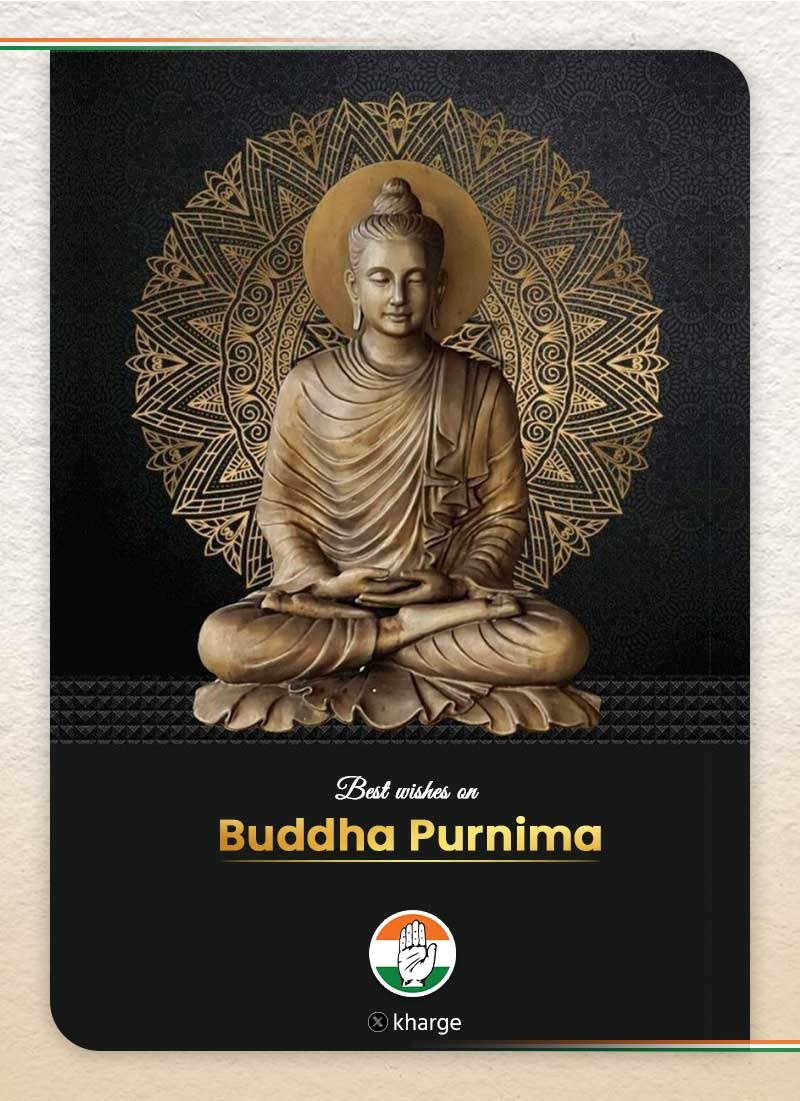 The life and teachings of Lord Buddha hold universal significance.

His philosophy of truth, compassion, non-violence, and equality have deeply influenced the course of our civilisation and is eternal. 

We extend our warm greetings on Buddha Purnima.

May there be harmony,