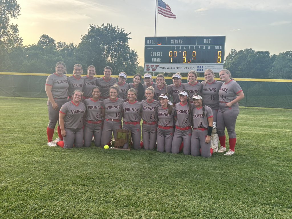Special players have been the centerpiece of North Posey’s dominance in softball over the last few seasons. 

The defending Class 2A state champion Vikings clinched their third-straight sectional title after beating Mater Dei. Story from Dubois County: courierpress.com/story/sports/h…