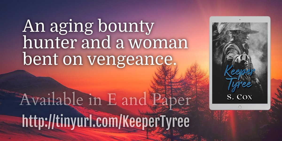 tinyurl.com/KeeperTyree “Killing stains your soul. You may think you want to do this, but it’s not something you’d wish to live with.” She shivered, then tossed her chin up. “What’s your soul like?” “Sooty as sin, ma’am. But I can live with it.” #Western #Romance #KUFree